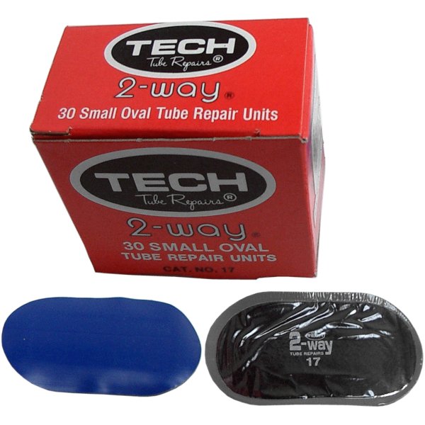 テック チューブパッチ 小楕円 17 65mm×40mm 30枚