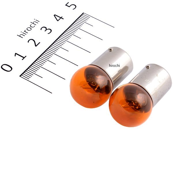 口金シングル球 12V23W ウインカー/ストップ球 (オレンジ) (2個入り)