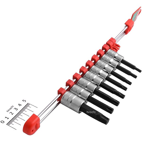 9.5sq.T型トルクスビットソケットセット(8コ組)