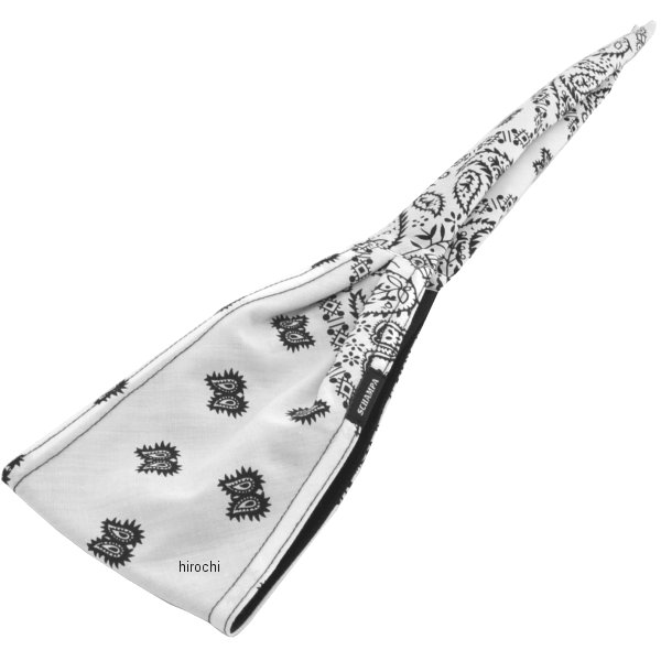 バンダナ オールドスクール トラディショナル ペイズリー 白