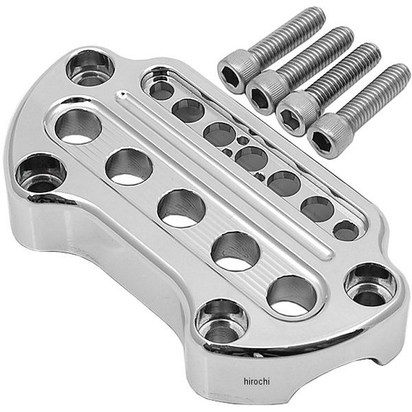 ハンドルバー ライザー クランプ クローム