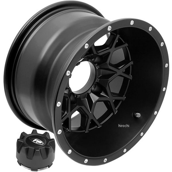 ホイール ハリケーン 12x7 2+5 4/110 マットブラック