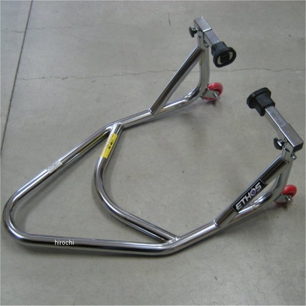 メンテナンス スタンド フルアジャスタブルキャスター Tタイプ クローム (リア)