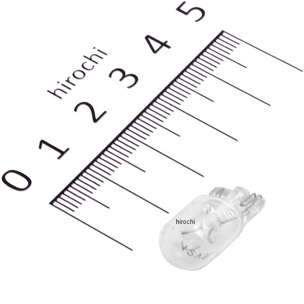 ウインカー用ウェッジ球 ウェッジバルブ T10 クリア 12V8W (1個売り)