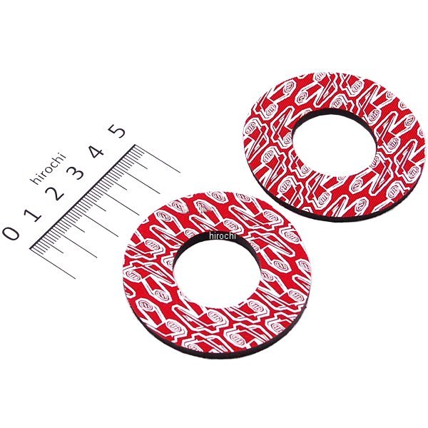 グリップ ドーナツ 赤 左右