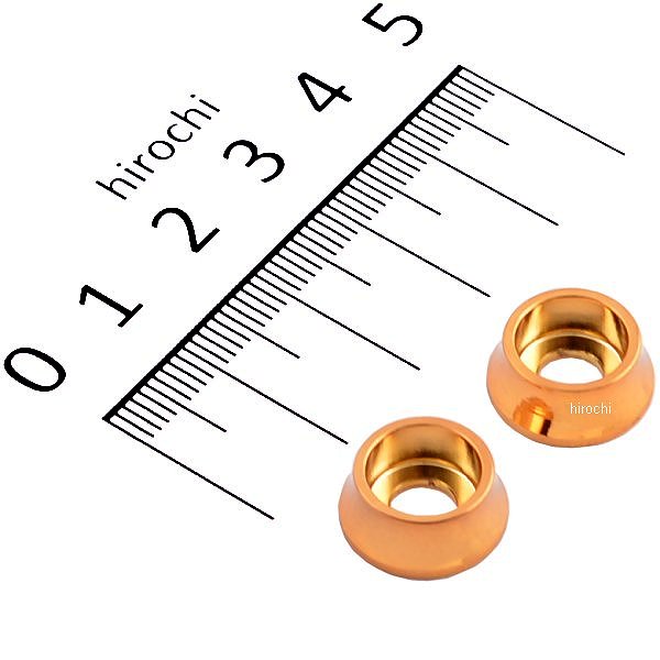 キャップボルトホルダーM5 2個入り 24Kメッキ