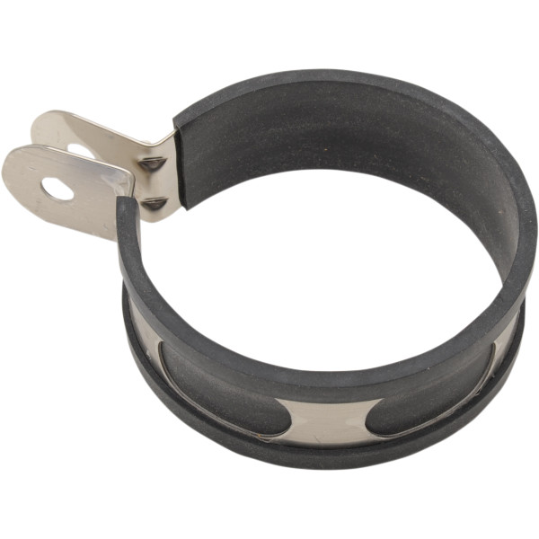 マフラー用クランプ 3.5インチ ラウンド 黒
