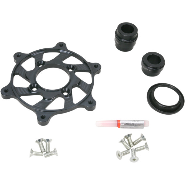 キャリアリングセット フロント 07年以降YZ450、YZ250、YZ125 黒