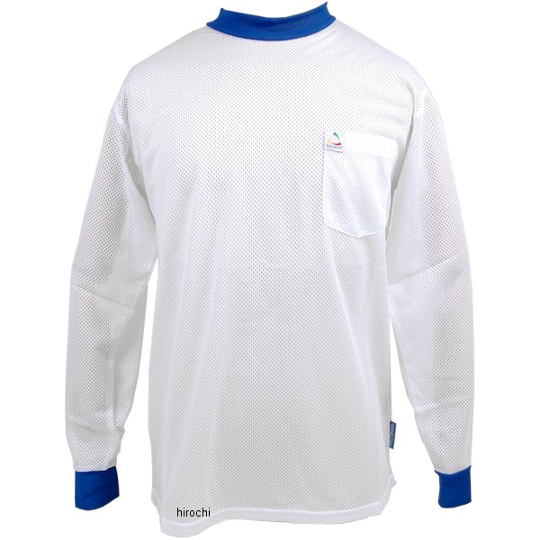 IK-932 クールファストインストラクターメッシュジャージ 白/青 2XLサイズ