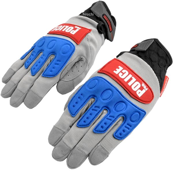 GK-134  インストラクターグローブプロ EX ポリス/グレー/レッド 2XLサイズ