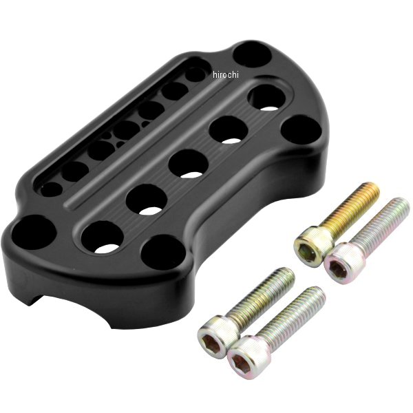 ハンドルバー ライザー クランプ 黒