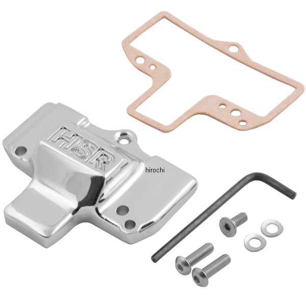 キャブレター トップカバー HSR42、45、48用 クローム ロゴ有り