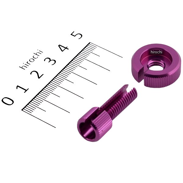 クラッチアジャスター CB400SF、XJR400、ゼファー 紫