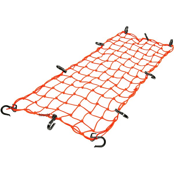 アジャスタブル カーゴネット 381mm×762mm オレンジ