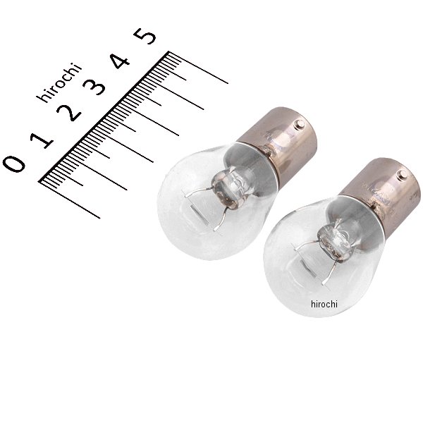口金シングル球 12V21W ウインカー/ストップ球 (クリアー) (2個入り)