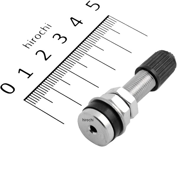 チューブレス バルブ JS430 金属バルブ ストレート ダブルナット シングルパッキン