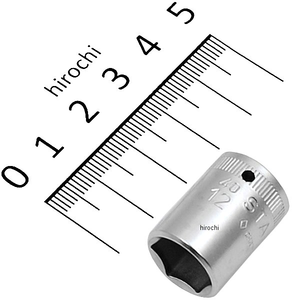 1/4インチsq ソケット (6角) 12mm