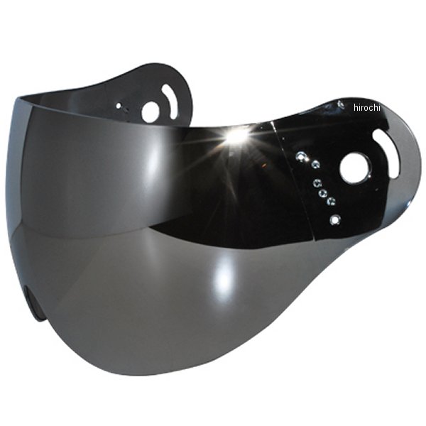 ミラーシールド パイロットジェットヘルメット 用 シルバー フリーサイズ (ショート)