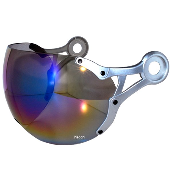 シールド シールド付きジェットヘルメット 用 レインボー