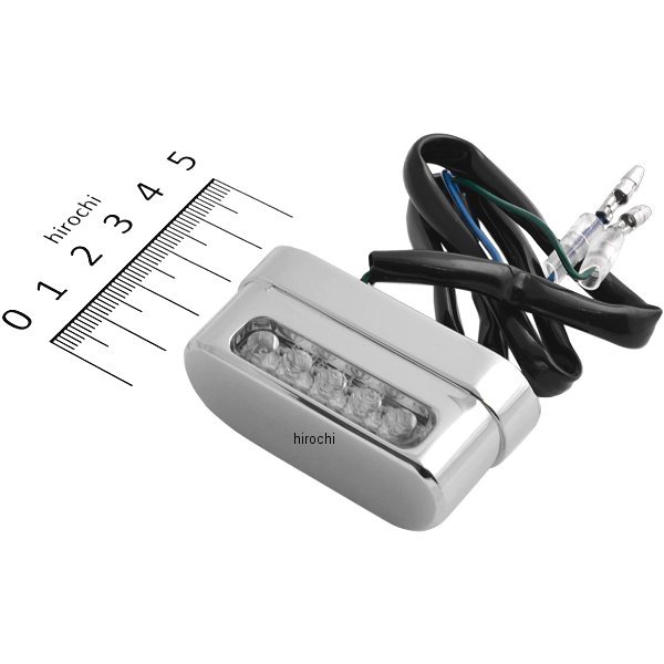 LEDナンバー灯 クローム