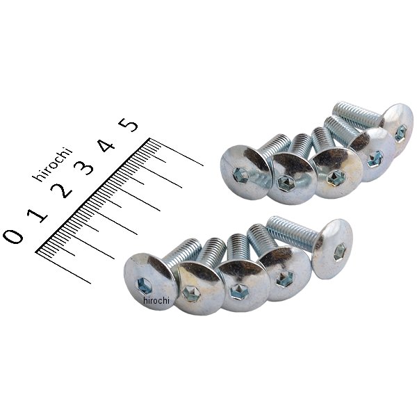 フェアリング ボルト M6 x 1.0 x 20 (10個入り)