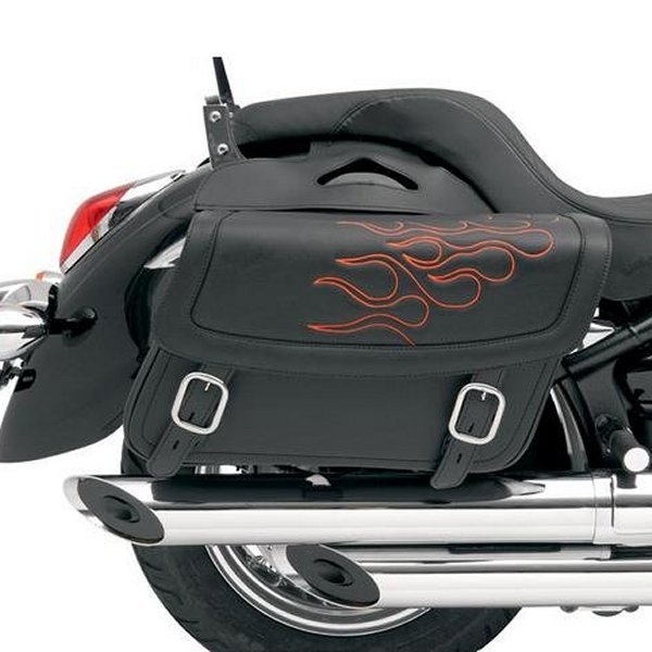 『セール特価』 サドルバッグ フレイム オレンジ (左右ペア) ミディアム