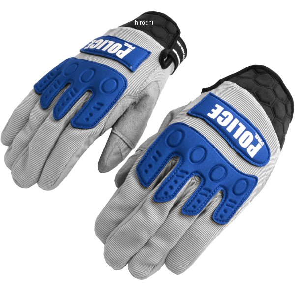 GK-135  インストラクターグローブプロ アドバンス ポリス/グレー/ブルー 2XLサイズ