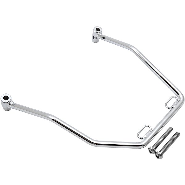 サドルバックサポートクローム 左側用 ドラッグスター