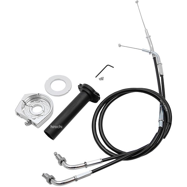 スムーススリムラインハイスロットルキット 89年-09年 カワサキ用 シルバー