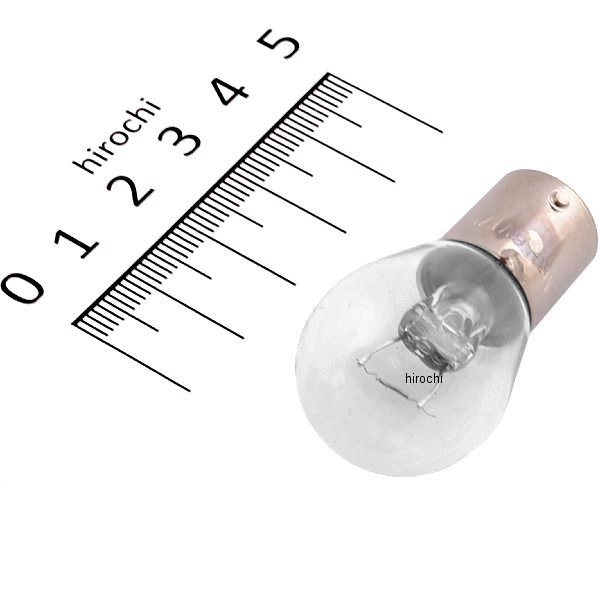 口金シングル球 6V17W ヘッド球(パッソル) (クリアー) (1個売り)