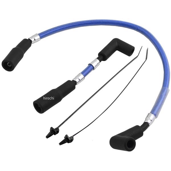 8mm プラグコード 00年-17年 ソフテイル 青