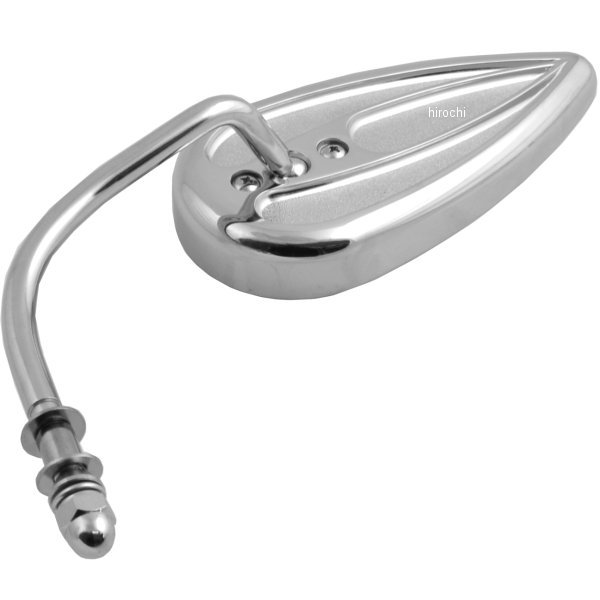 ミラー ティアドロップ クローム 左