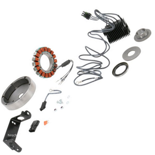 コンプファイア  3相 40A チャージキット 84年-99年 Evo Big Twin ベント無しローター