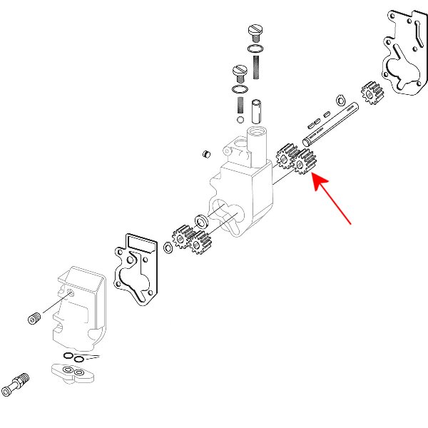 オイルポンプ アイドラー ギア 68年-99年