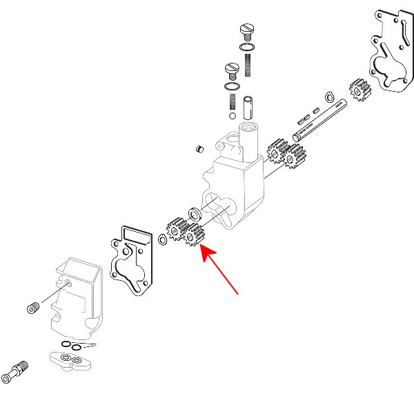 オイルポンプ ドライブ アイドラーギア 62年-99年