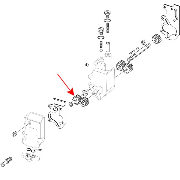 オイルポンプ ドライブギア 68年-99年 Big