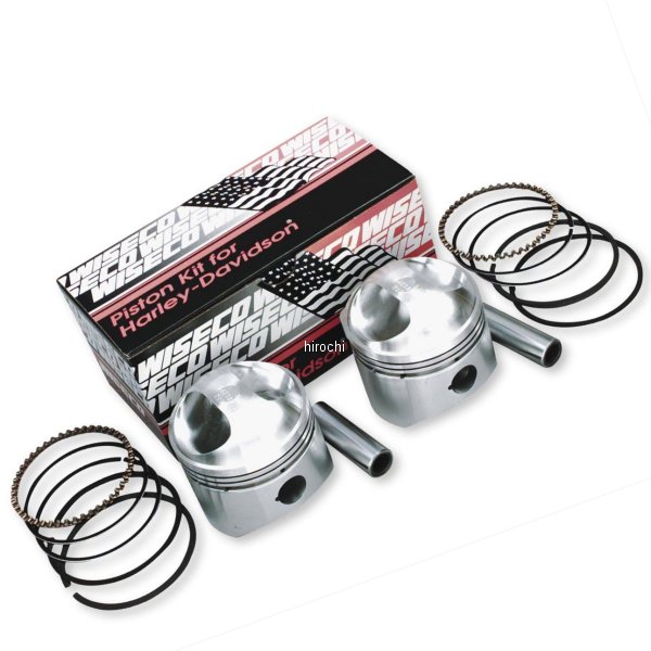 【セール特価】 ピストンキット 1340cc "80" 78年-84年 BigTwin X-Ring 7:1 (+.030")