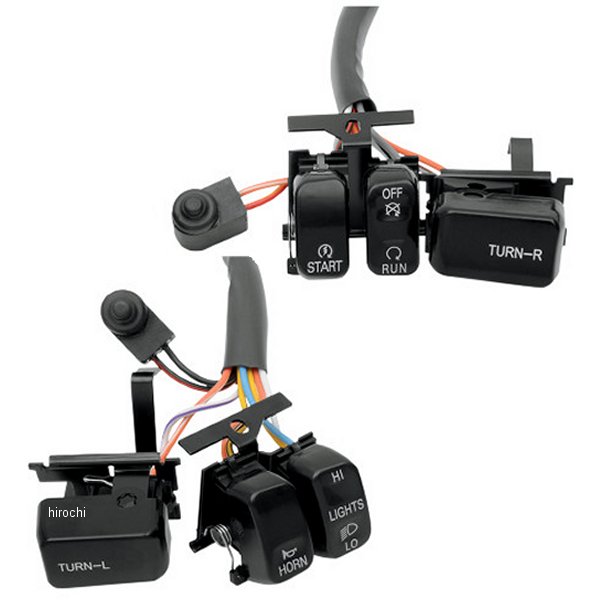 スイッチキット 96年-13年 ハーレー 黒