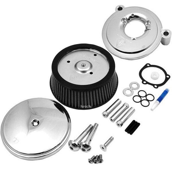 ビックサッカー ステージI ステンレスフィルター 99年-17年 Twin Cam クロームカバー付