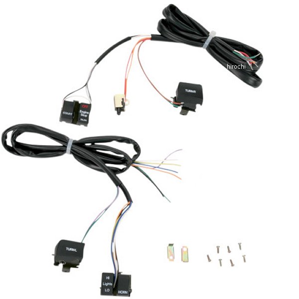 【セール特価】 スイッチキット 82年-95年 ハーレー 黒