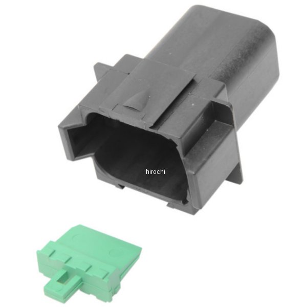 ドイツコネクター レセプタクル(メス) 8ピン 72108-94BK 黒