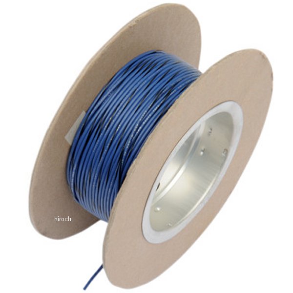 ワイヤー 18ゲージ 100フィート(30m) 青/黒