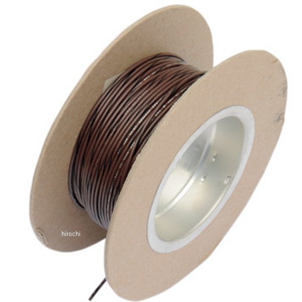 ワイヤー 18ゲージ 100フィート(30m) ブラウン/黒