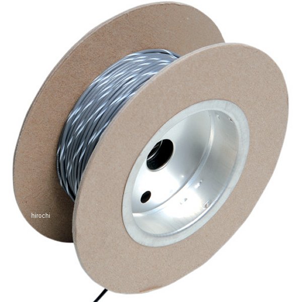 ワイヤー 18ゲージ 100フィート(30m) グレー/白