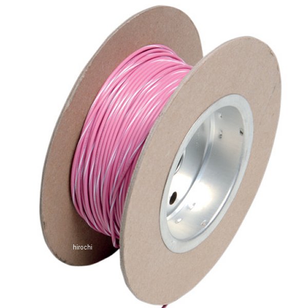 ワイヤー 18ゲージ 100フィート(30m) ピンク/白
