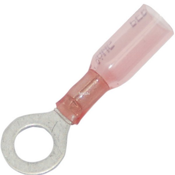 リング ターミナル 22-18AWG 1/4インチ 25個入り