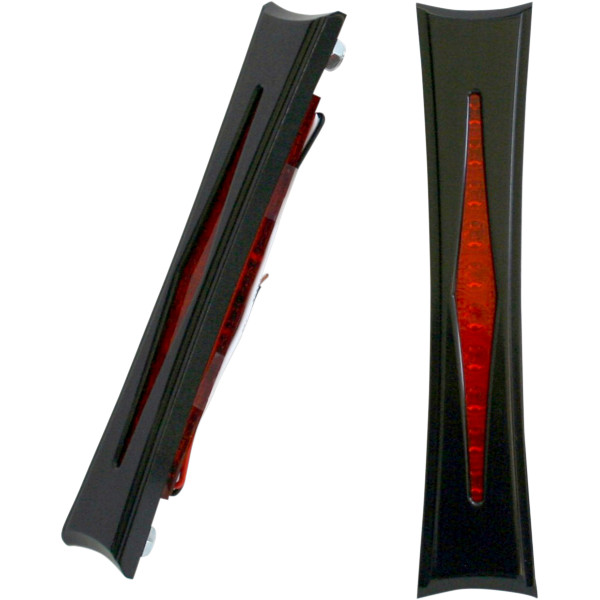 【セール特価】 LED サドルパック用 ダイヤモンド 赤レンズ/黒