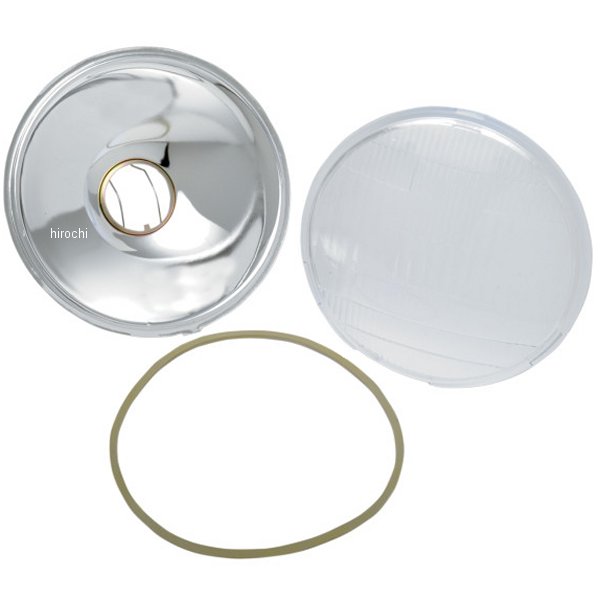 補修用 6.5インチ ヘッドライトガラス、リフレ、シール