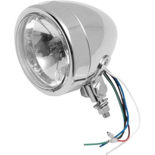 スポットライト 4.5インチ(114mm) H4 55/ 60W 5Wランプ付 無地