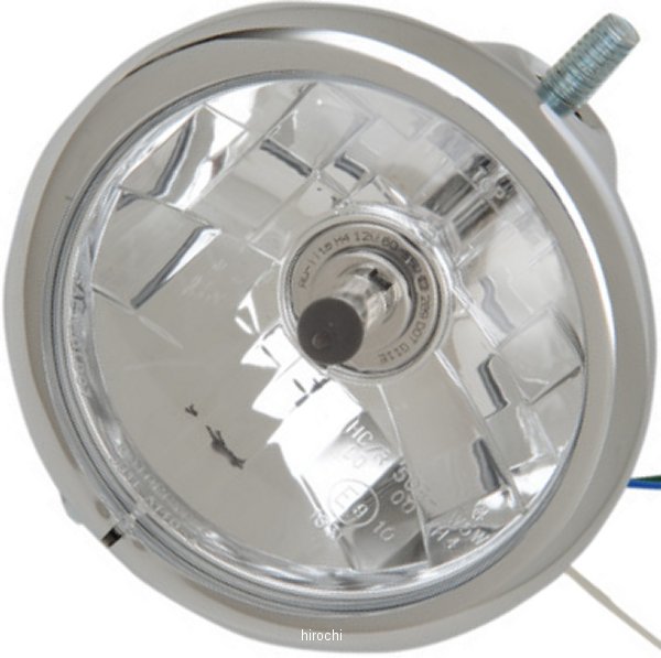 ヘッドライト 5.75インチ 55/60W 84年-06年 XL、FX クローム